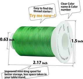 img 1 attached to 🧵 Enhance Your Sewing Projects with Simthread Spools Polyester Machine Embroidery Sewing