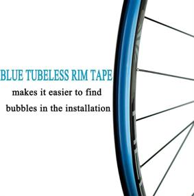 img 1 attached to 🚲 Thinvik Tubeless Bike Wheel Rim Tape Pro Series: Anti Puncture Tubeless Vacuum Tire Pad Tape for MTB & Road Bike Wheel Carbon Set, Width 21/23/25/27/29/31mm x Length 10m Roll - Ultimate Protection & Performance!