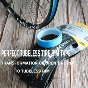 img 2 attached to 🚲 Thinvik Tubeless Bike Wheel Rim Tape Pro Series: Anti Puncture Tubeless Vacuum Tire Pad Tape for MTB & Road Bike Wheel Carbon Set, Width 21/23/25/27/29/31mm x Length 10m Roll - Ultimate Protection & Performance!