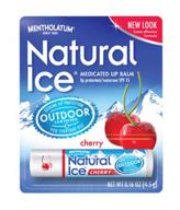 natural ice medicated lip protect with spf 15 - cherry flavor (12-pack) logo