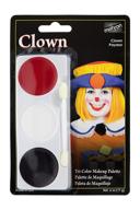 🤡 mehron makeup tri-color halloween makeup palette (clown): vibrant palette for spooktacular clown looks! logo