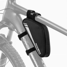 img 4 attached to ROCKBROS Triangle Bike Frame Bag - Small 0.7L Bicycle Storage Pouch for Road and Mountain Bikes - Tool Bag Included