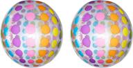 intex jumbo ball (42 inches) 🎈 (pack of 2): massive fun for all ages! logo