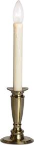 img 3 attached to 🕯️ 4-Pack Battery-Operated Brushed Brass Window Candles