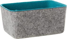 img 3 attached to 🗄️ Seattle Felt-Like-It! Deep Drawer Organizer, Blue – 3x3 Design (48091)