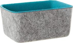 img 4 attached to 🗄️ Seattle Felt-Like-It! Deep Drawer Organizer, Blue – 3x3 Design (48091)