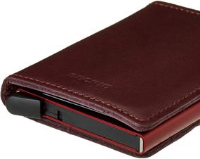 img 3 attached to Premium Secrid Wallet in Genuine Leather Bordeaux - Stylish, Secure, and Sophisticated
