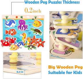 img 2 attached to 🧩 Educational Puzzles for Toddlers - Preeschool Toddler Learning