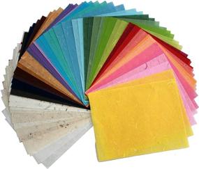 img 3 attached to Mulberry Paper Sheets: Handmade Art Tissue for Origami & Card Making - Wholesale Bulk Sale!