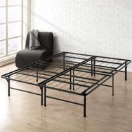🛏️ top-quality twin size 14 inch premium steel bed frame/platform bed by best price mattress logo