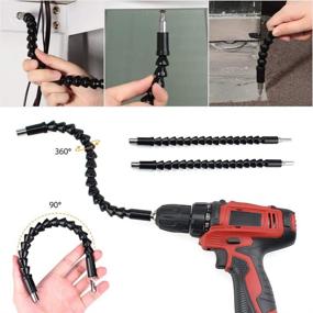 img 3 attached to Flexible Extension Bendable Universal Screwdriver Power & Hand Tools