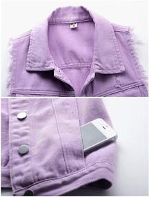 img 1 attached to 👚 GYUANLAI Gilets Waistcoat: Stylish and Slimming Casual Women's Clothing