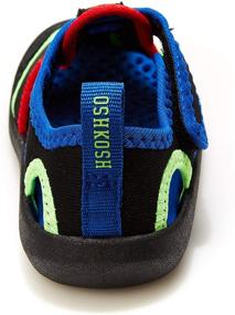 img 2 attached to 👟 OshKosh BGosh Girls' Aquatic Sandal Fuchsia: Stylish Athletic Shoes for Active Kids