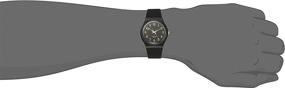 img 2 attached to 🕶️ Часы Swatch Gent Standard Quartz с черным силиконовым ремешком, модель GB274, 16 мм