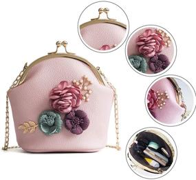img 3 attached to 🌼 Classic Vintage Shoulder Handbags, Wallets, and Crossbody Bags for Women - Embracing the Spirit of Free Love