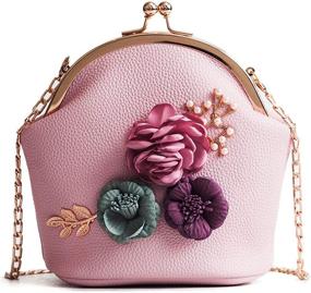 img 4 attached to 🌼 Classic Vintage Shoulder Handbags, Wallets, and Crossbody Bags for Women - Embracing the Spirit of Free Love