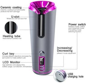 img 3 attached to Cordless Automatic Rotating Portable Rechargeable
