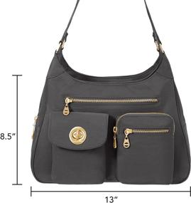 img 3 attached to 👜 Top-Handle Baggallini San Marino Satchel Beach Handbags for Women, Including Wallets