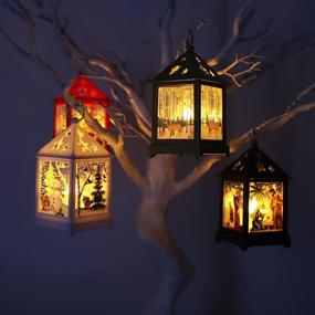 img 1 attached to Christmas Lanterns Decorative Decoration Snowballs