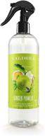 🍋 caldrea ginger pomelo linen and room spray air freshener - 16 oz (packaging may vary), made with essential oils and plant-derived ingredients logo