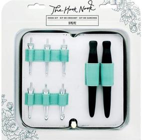 img 1 attached to The Hook Nook Crochet Hook Set - Interchangeable Designer Hooks in Sizes G to L