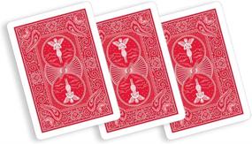 img 2 attached to Bicycle 809 Mandolin Back Red Playing Cards