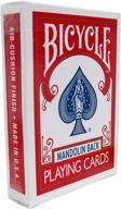 bicycle 809 mandolin back red playing cards логотип