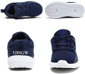 img 2 attached to 👟 Breathable Lightweight YHSGW Sneakers for Boys' Shoes