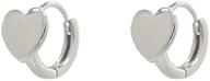 minimalist cartilage earrings sterling hypoallergenic logo