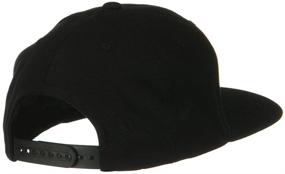 img 2 attached to 🧢 Stylish and Versatile Flexfit Wool Blend Prostyle Snapback Cap - Black