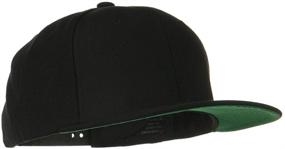 img 1 attached to 🧢 Stylish and Versatile Flexfit Wool Blend Prostyle Snapback Cap - Black