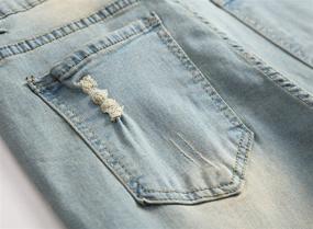 img 1 attached to 👖 Boys' Distressed Straight Fashion Jeans by AACFCHAIN