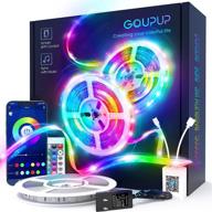 🎶 gupup 50 ft long led strip lights: bluetooth color changing music sync, app+remote control logo