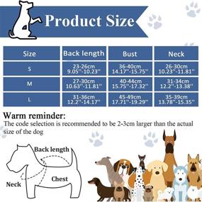 img 3 attached to 🐶 Adorable 6-Piece Dog Shirts Set: Printed Puppy Shirts, Cute and Breathable Sweatshirts for Your Pet Dog - Size L