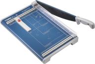 🔪 dahle 533 professional guillotine trimmer - 13-3/8" cut length, 15 sheet capacity, self-sharpening, manual clamp - german engineered cutter logo