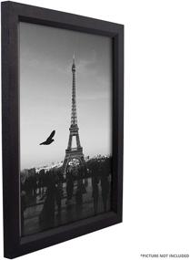 img 1 attached to 🖼️ Craig Frames 7171610BK Review: Wood Grain Finish 22x32-Inch Picture/Poster Frame, 0.825-Inch Wide, Solid Black