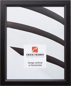 img 3 attached to 🖼️ Craig Frames 7171610BK Review: Wood Grain Finish 22x32-Inch Picture/Poster Frame, 0.825-Inch Wide, Solid Black