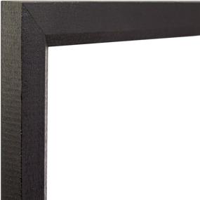 img 2 attached to 🖼️ Craig Frames 7171610BK Review: Wood Grain Finish 22x32-Inch Picture/Poster Frame, 0.825-Inch Wide, Solid Black