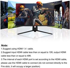 img 1 attached to 🖥️ HDMI переключатель LVY - 5x1 HDMI селектор 4K@30Hz Ультра HD 3D 2160P 1080P - 5-портовый блок с ИК-пультом дистанционного управления - поддержка HDMI 1.4 HDCP 1.4