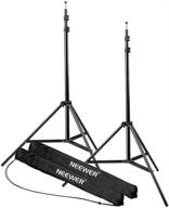 📸 neewer photography light stands - 7ft aluminum alloy for video and studio lighting (2 pack) logo
