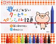 sakura coupy pencils 12 colors fys12 logo