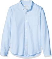 👔 boys' clothing: amazon essentials long sleeve uniform oxford tops, tees & shirts logo