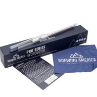 🍺 explore the pro series triple scale hydrometer by brewing america for precise fermentation testing at home: beer, wine, cider, mead abv tester - american-made excellence logo