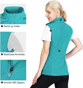 img 1 attached to Outdoor Ventures Outerwear Pockets Sleeveless Women's Clothing in Coats, Jackets & Vests