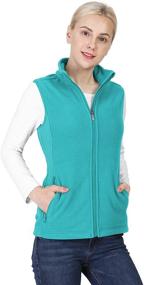 img 4 attached to Outdoor Ventures Outerwear Pockets Sleeveless Women's Clothing in Coats, Jackets & Vests