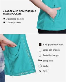 img 2 attached to Outdoor Ventures Outerwear Pockets Sleeveless Women's Clothing in Coats, Jackets & Vests