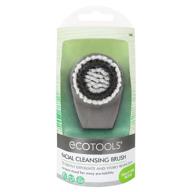 🌿 ecotools pore cleansing brush, facial skincare and beauty scrubber, ideal for sensitive skin (colors vary), made with cotton and bamboo logo