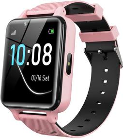img 4 attached to 🎁 Kids Smartwatch for Boys Girls - Interactive Smart Watch with Games, Music Player, Camera, Calendar – Perfect Children's Toy and Birthday Gift (Ages 4-12)".