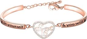 img 4 attached to 🎁 Sweet 16 Bracelet: Perfect Birthday Gift for Girls - FUSTMW Happy 16th Birthday Jewelry