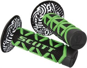 img 1 attached to Scott Sports 219626-1089 Green/Black Diamond Motorcycle Grips